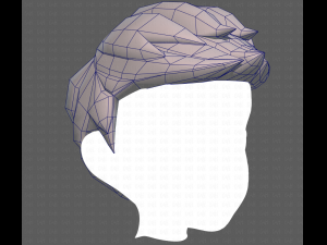 Base Hair for Boy V02 3Dモデル