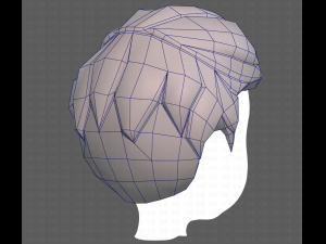Base Hair for Boy V02 3Dモデル