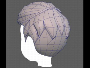 Base Hair for Boy V02 3Dモデル