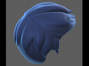 Base Hair for Boy V02 3Dモデル