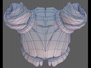 Base Hair for girl V03 3D 모델
