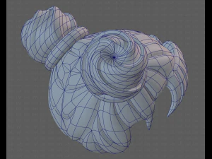 Base Hair for girl V03 3D Model