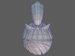 Base Hair for girl V04 3D-Modell