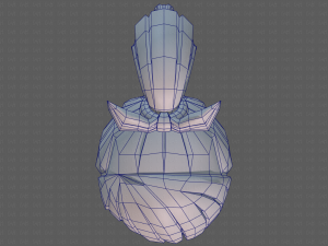 Base Hair for girl V04 3D-Modell