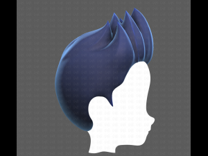 Base Hair for Boy V03 Model 3D