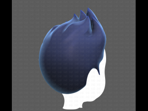 Base Hair for Boy V03 Model 3D