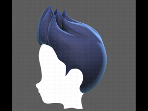 Base Hair for Boy V03 Model 3D