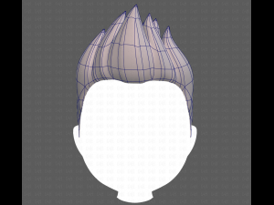 Base Hair for Boy V03 Model 3D