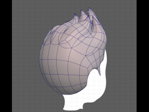 Base Hair for Boy V03 Model 3D