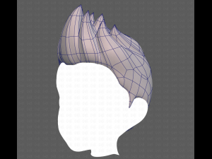 Base Hair for Boy V03 Model 3D