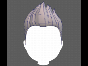 Base Hair for Boy V03 Model 3D