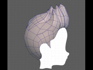 Base Hair for Boy V03 3D Model