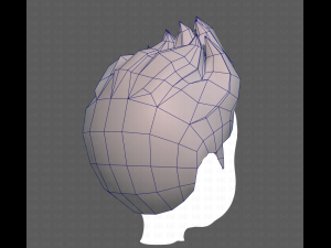 Base Hair for Boy V03 Model 3D