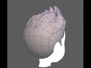 Base Hair for Boy V03 3D Model