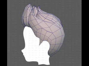 Base Hair for Boy V03 3D Model