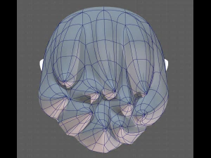 Base Hair for Boy V03 3D Model