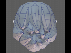 Base Hair for Boy V03 Model 3D