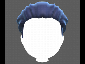 Base Hair for Boy V04 3D Модель
