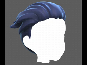 Base Hair for Boy V04 3D Model