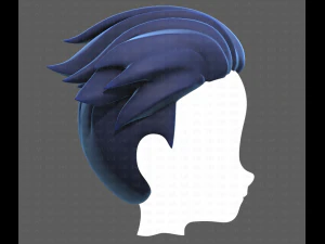 Base Hair for Boy V04 3D Model