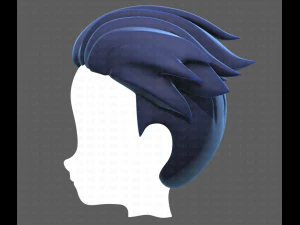 Base Hair for Boy V04 3D Model