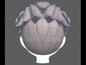 Base Hair for Boy V04 3D Модель