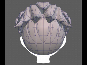 Base Hair for Boy V04 3D Model