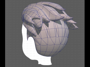 Base Hair for Boy V04 3D Модель