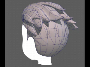 Base Hair for Boy V04 3D Model