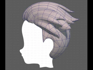 Base Hair for Boy V04 3D Model