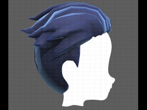 Base Hair for Boy V04 3D Модель