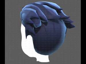 Base Hair for Boy V04 3D Model