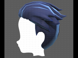 Base Hair for Boy V04 3D Модель