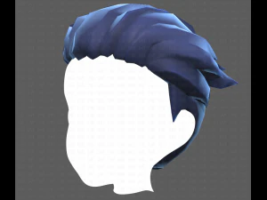 Base Hair for Boy V04 3D Model