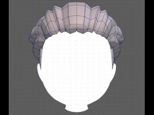 Base Hair for Boy V04 3D Model