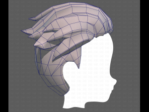 Base Hair for Boy V04 3D Модель