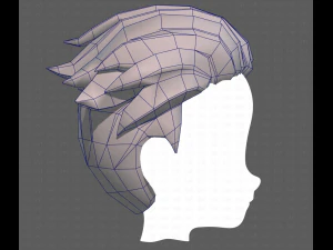 Base Hair for Boy V04 3D Model