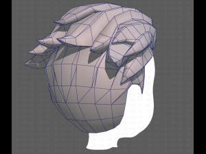 Base Hair for Boy V04 3D Модель