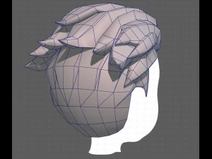 Base Hair for Boy V04 3D Model
