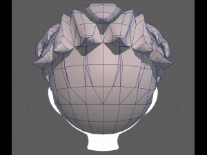 Base Hair for Boy V04 3D Model