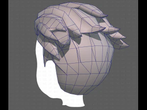 Base Hair for Boy V04 3D Model