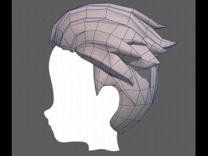 Base Hair for Boy V04 3D Model