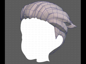 Base Hair for Boy V04 3D Модель