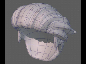Base Hair for Boy V04 3D Model