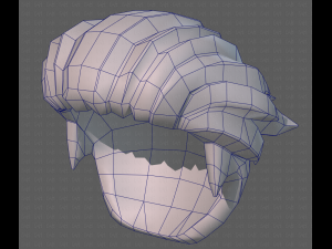 Base Hair for Boy V04 3D Модель