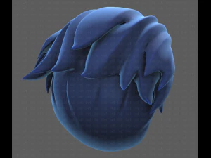 Base Hair for Boy V04 3D Model