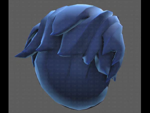 Base Hair for Boy V04 3D Model