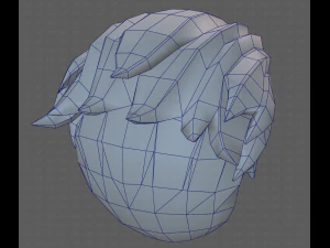 Base Hair for Boy V04 3D Model