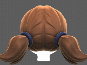 Base Hair for girl V05 3Dモデル