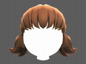 Base Hair for girl V05 3Dモデル